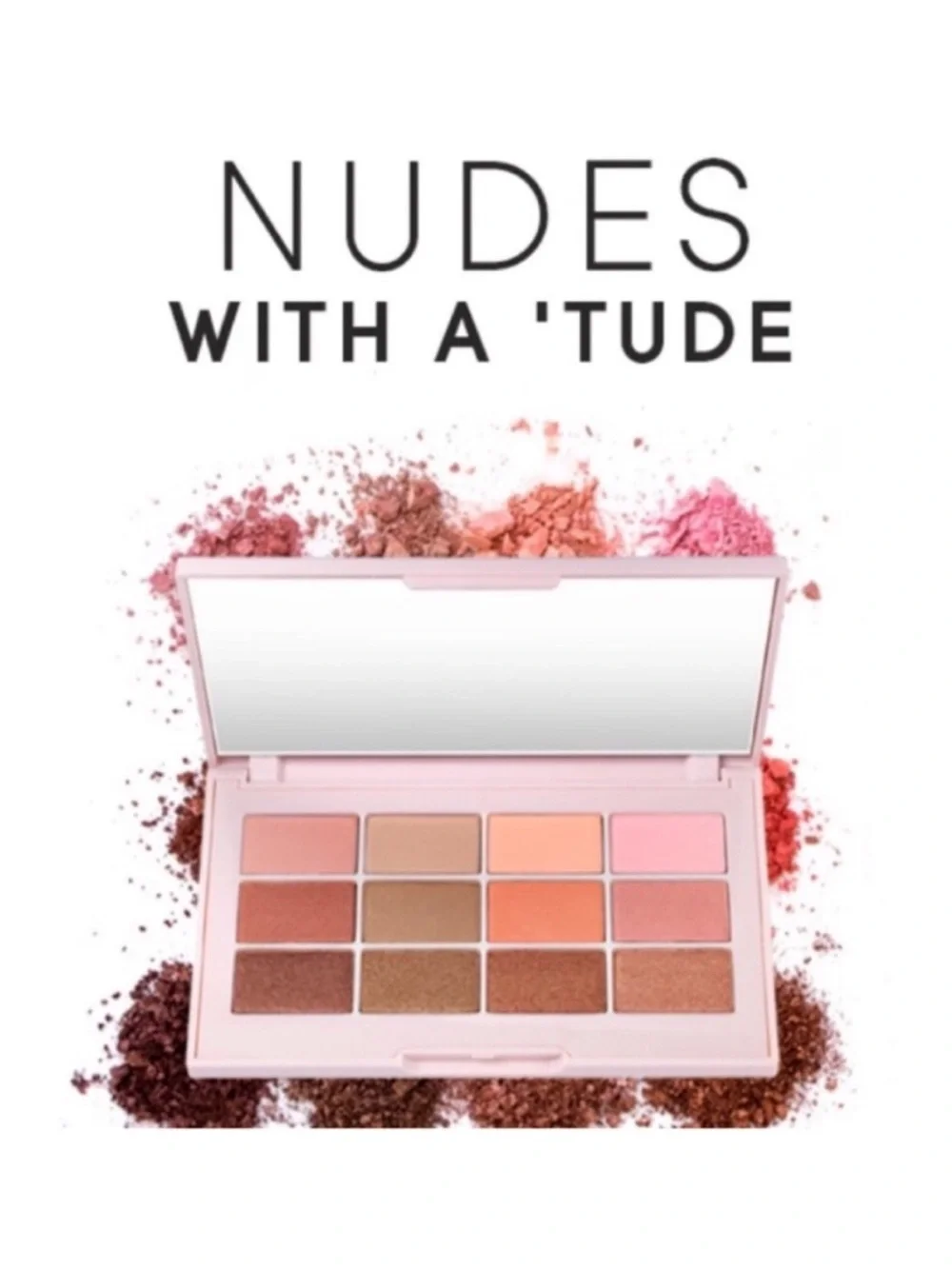 Laura Geller Nude Attitude Multi-Finish Eyeshadow Palette with 12 Eyeshadows
